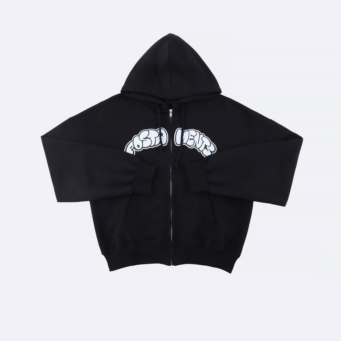 Купить Худи Postaments Bubbles Logo Zip (black)