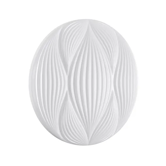7686/DL PALE SN 204 Светильник пластик/белый LED 48Вт 3000-6000К D380 IP43 пульт ДУ HIMAR