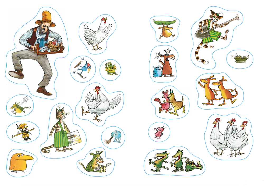 Петсон и Финдус. Книжка с заданиями