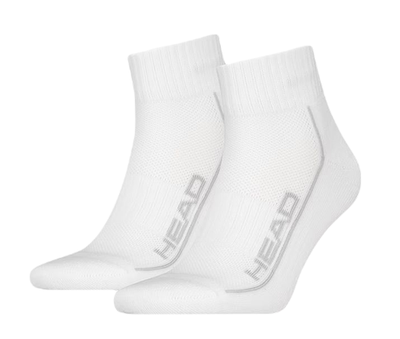 Теннисные носки Head All Sports Performance Quarter 2P - White