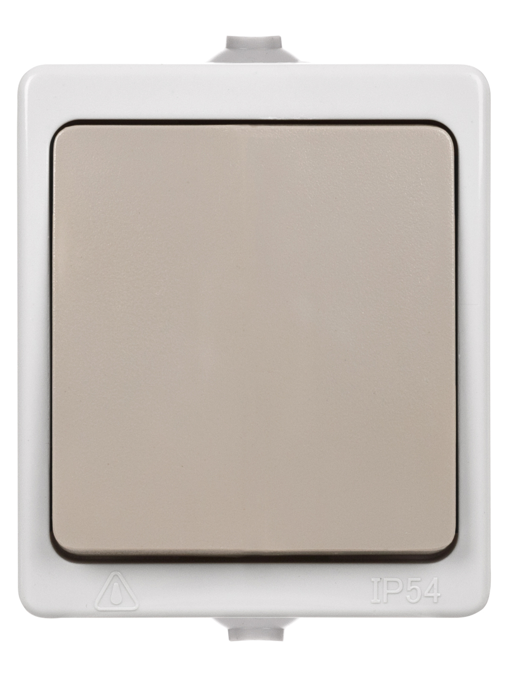 Выключатель 1-кл. открытой установки IP54 10А серый "Вуокса" TDM SQ1803-0001
