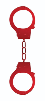 Красные наручники OUCH! Red (Цвет: красный)