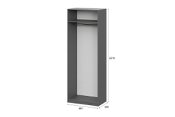 Шкаф ШК 5 (800) Меланж