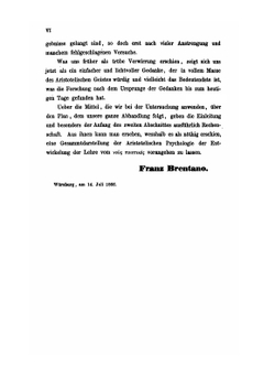 Die Psychologie des Aristoteles. Insbesondere seine Lehre vom nous poietikos | Franz Clemens Brentano