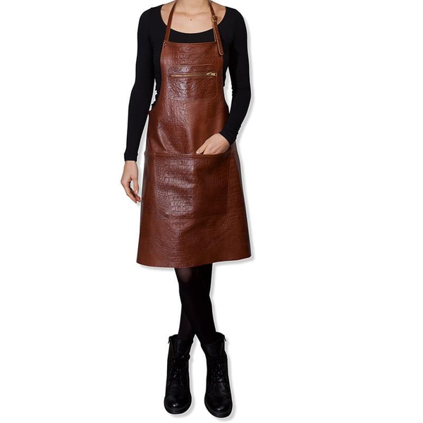Фартук DutchDeluxes Amazing Croco Classic Brown коричневый