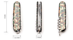Нож Victorinox Spartan, 91 мм, 12 функций, камуфляж, блистер, 1.3603.94B1