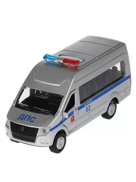 Игрушечный транспорт Газель полиция 12 см