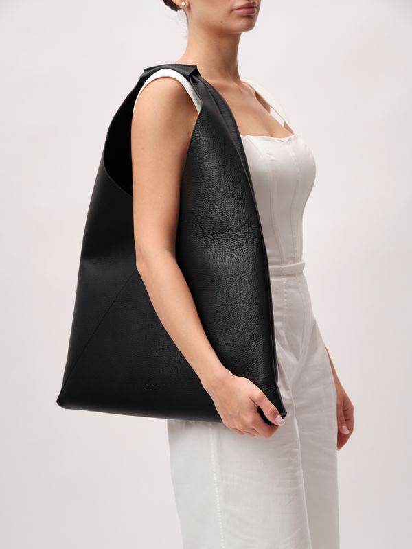 Кожаная сумка Luna DBR 31373 черный