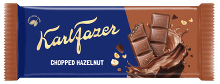 Шоколад молочный с хрустящей крошкой и лесным орехом TM Fazer, 95 г