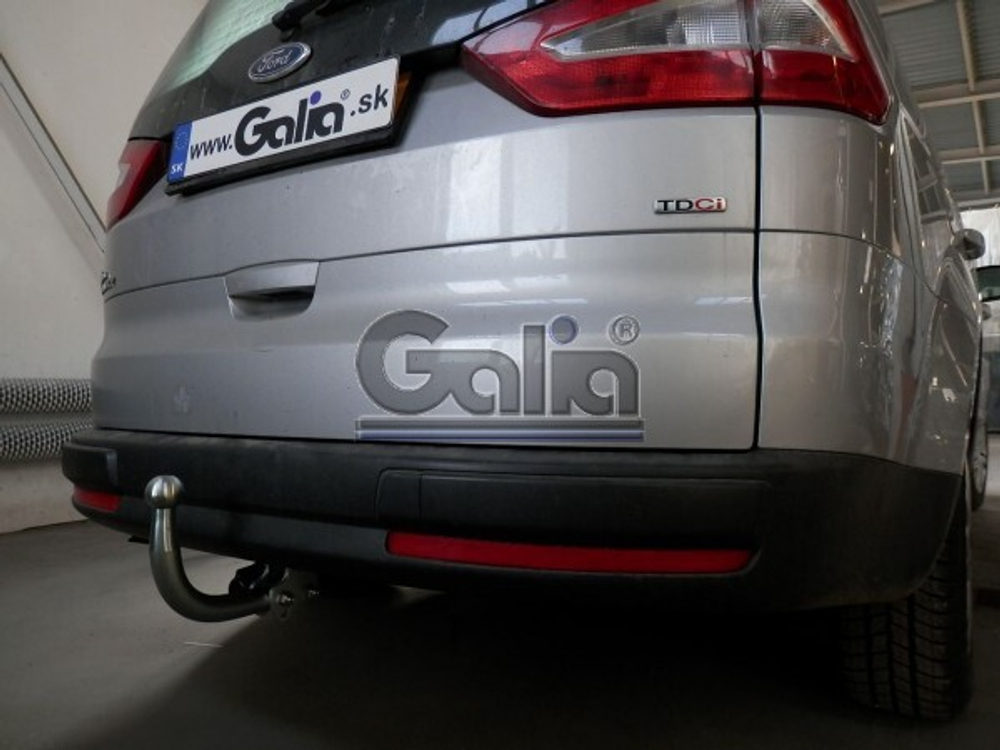 Фаркоп оцинкованный Galia F114A для Ford Galaxy 2006-2015, Ford S-MAX 2006-2015(паспорт и сертификат в комплекте)(без электрики)