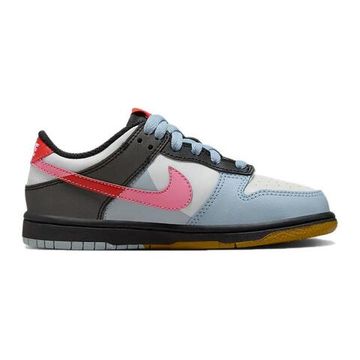 NIKE Dunk Детские Скейтбординги Низкие Топы Серый Голубой Черный Kids