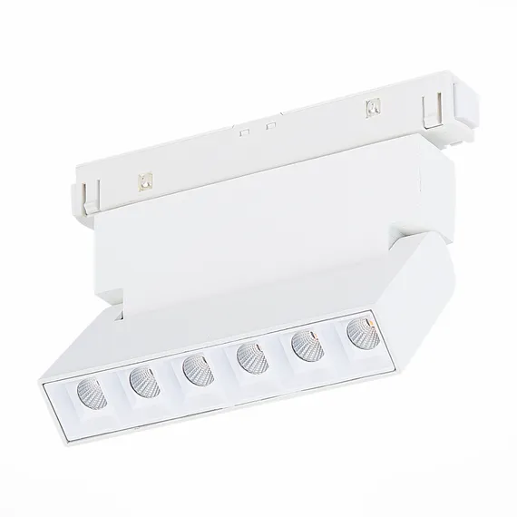 ST364.536.06 Магнитный трековый светильник белый LED 1*6W 3000K 532Lm Ra>80 36° IP20 L120xW22xH108 4 СКАЙЛАЙН 48V