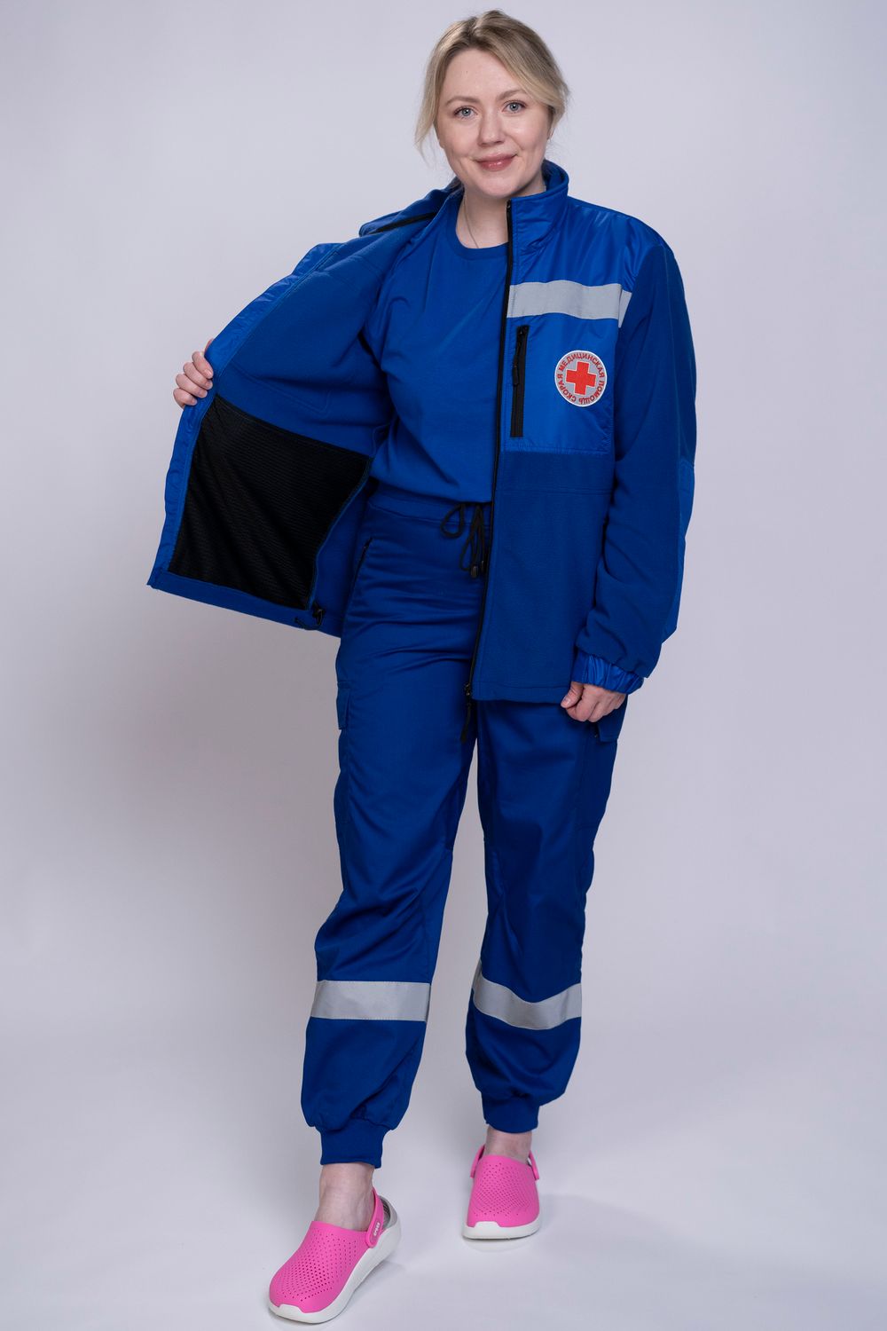 Толстовка флисовая женская Скорая помощь Medicline