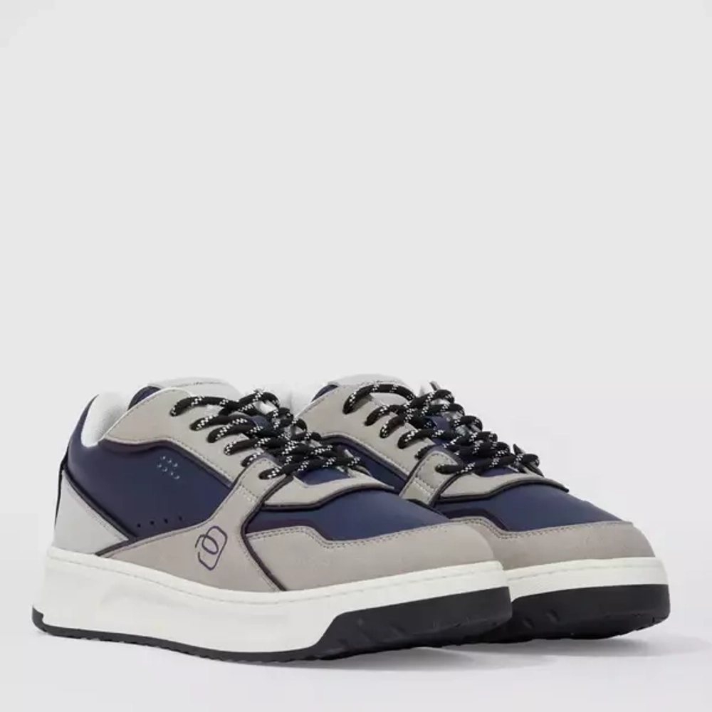 Кроссовки теннисные Piquadro Grigio/blu