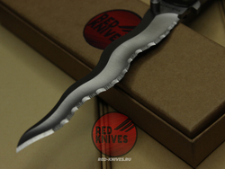 Нож Cold Steel Ti Lite 6 Kris LTW - зеленая рук., клинок серрерйтор