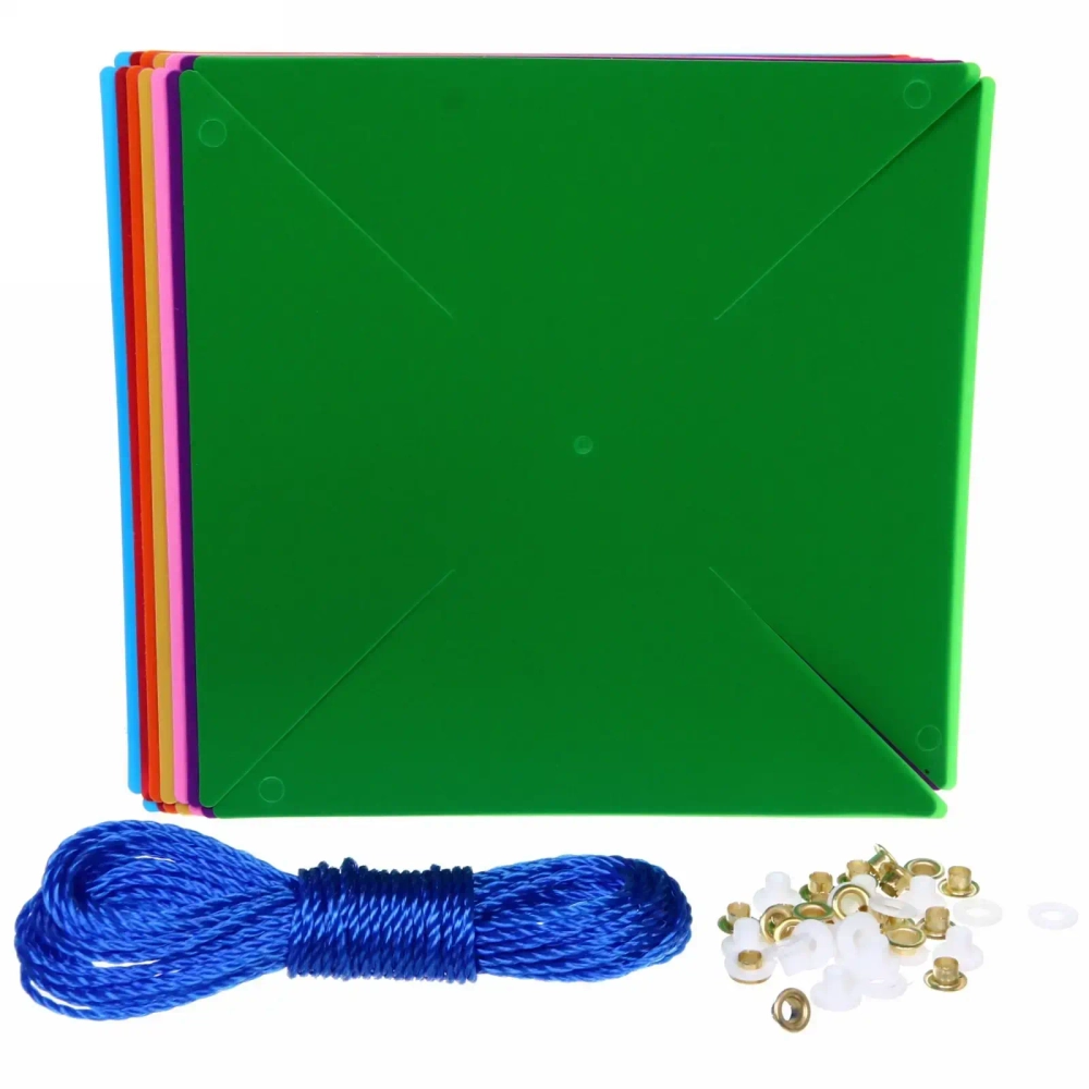 Ветрячок d-21 см «Весеннее Настроение» 10 шт на веревке 10м цвета микс