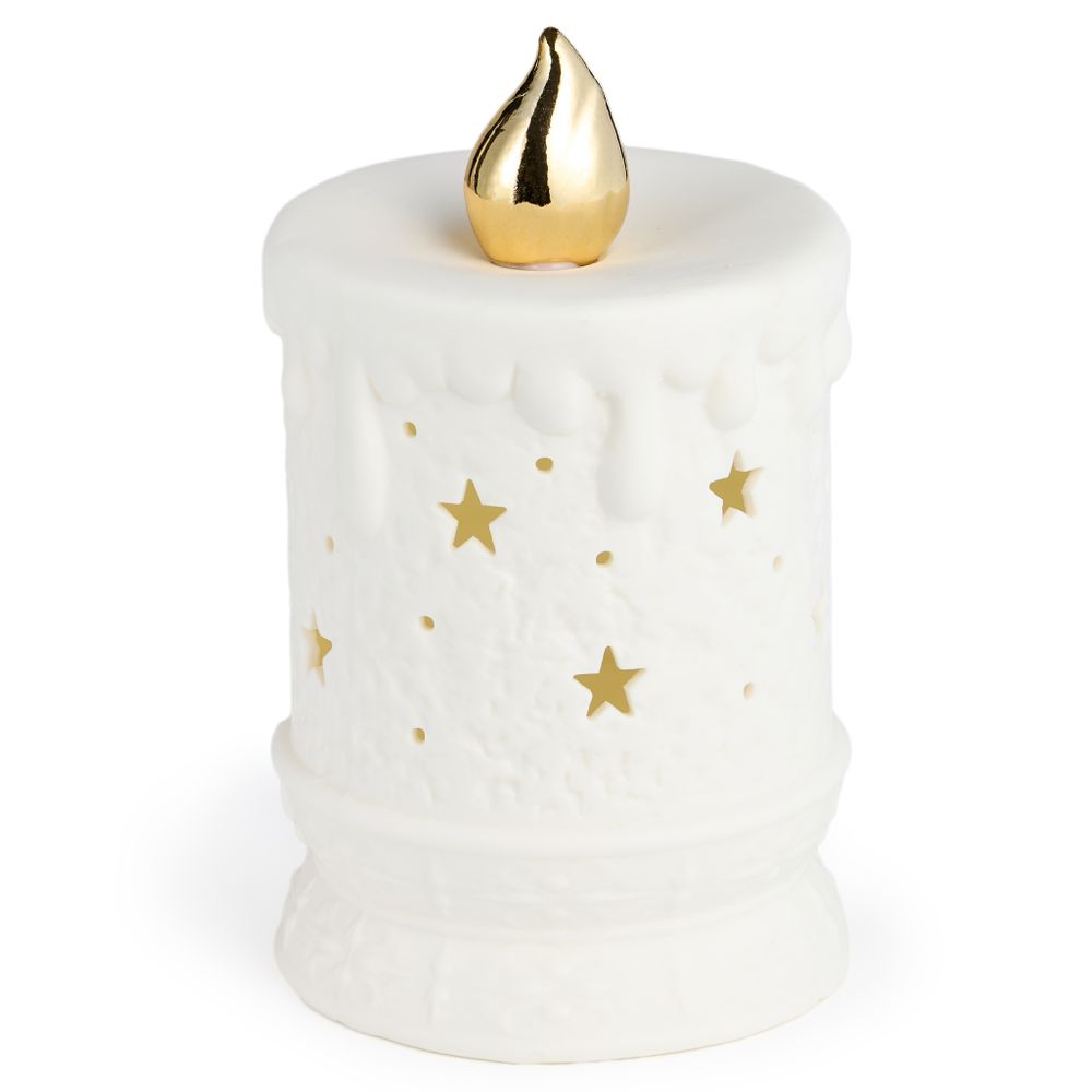 СТАТУЭТКА "СВЕЧА" С LED-ПОДСВЕТКОЙ 8,8Х8,8Х14,8 СМ