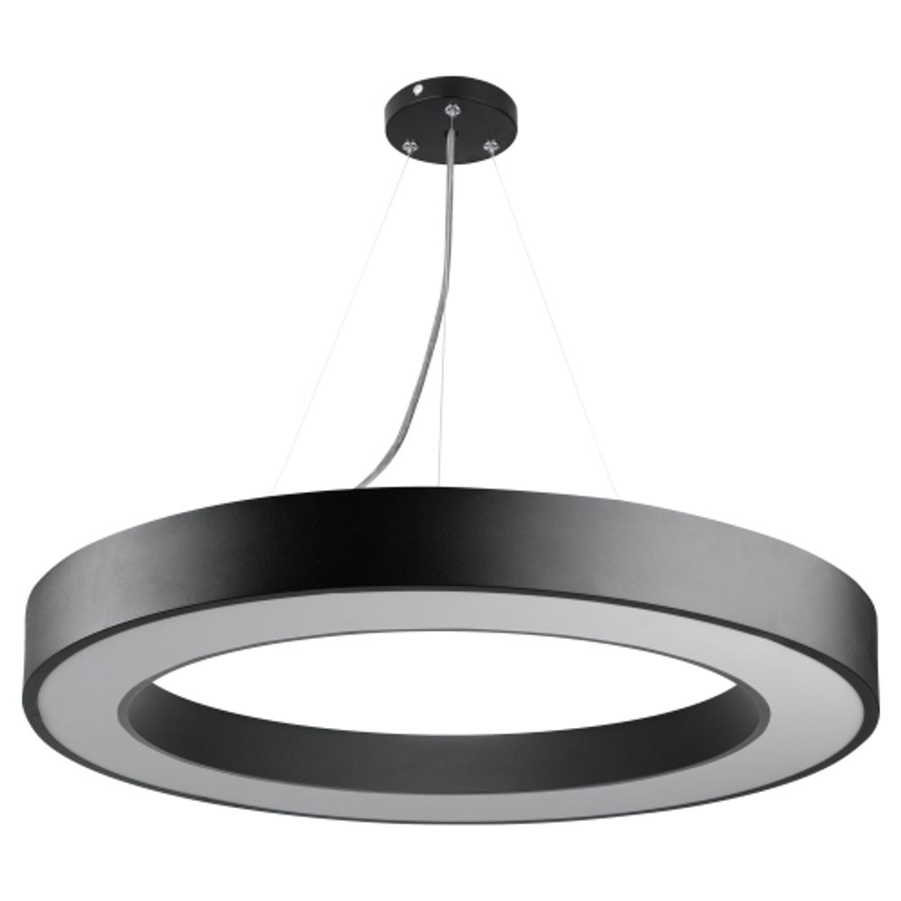 Светильник LED ЭРА Geometria SPO-133-B-40K-045 Ring 45Вт 4000K 3500Лм IP40 600*80 черный подвесной драйвер внутри