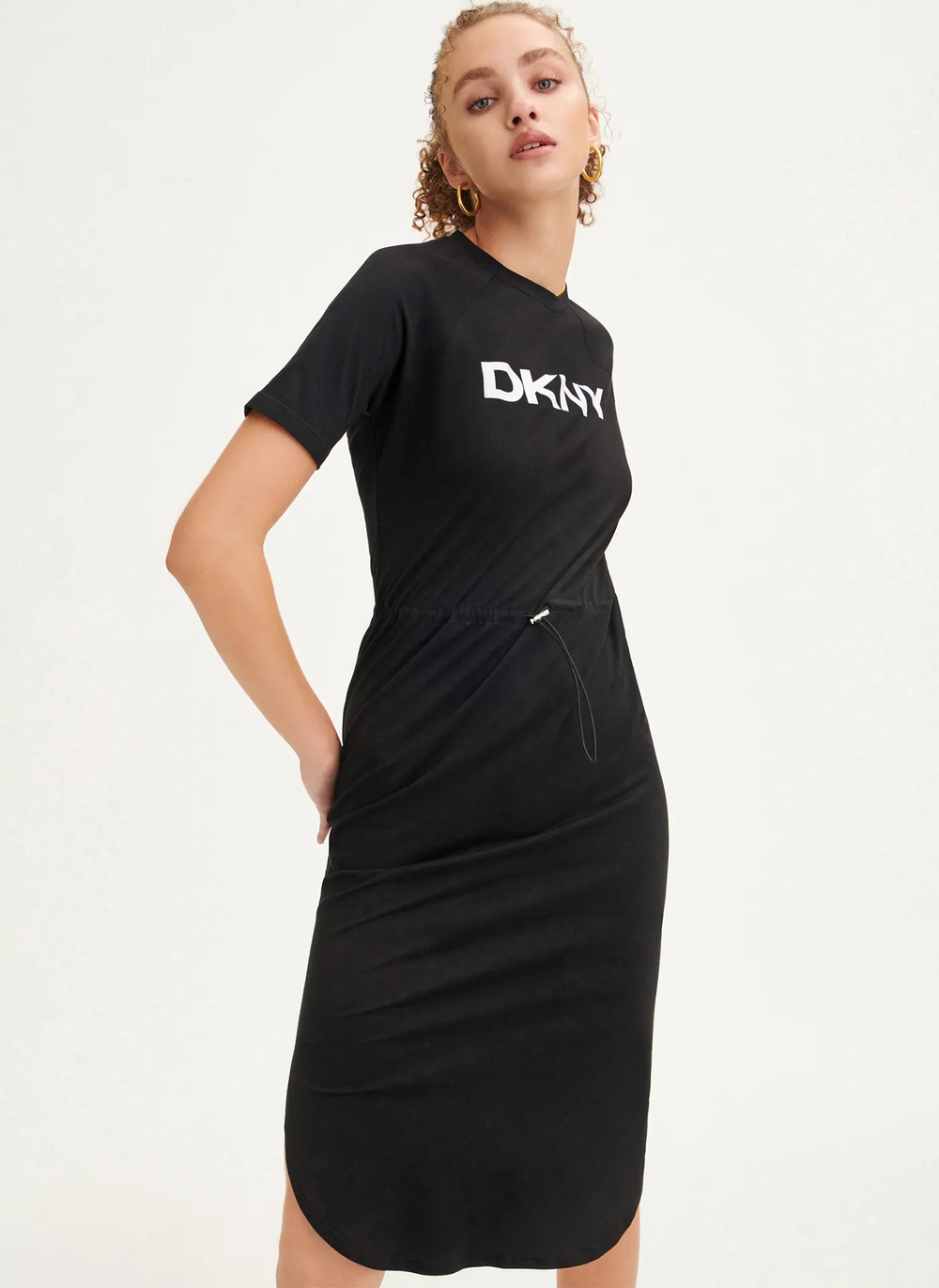 Женское платье DKNY Logo Drawstring Waist