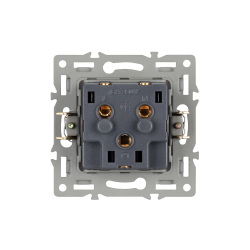 Механизм электрической розетки SCT-MEU1-PL-BK (250V, 16A) (Arlight, -) 043731