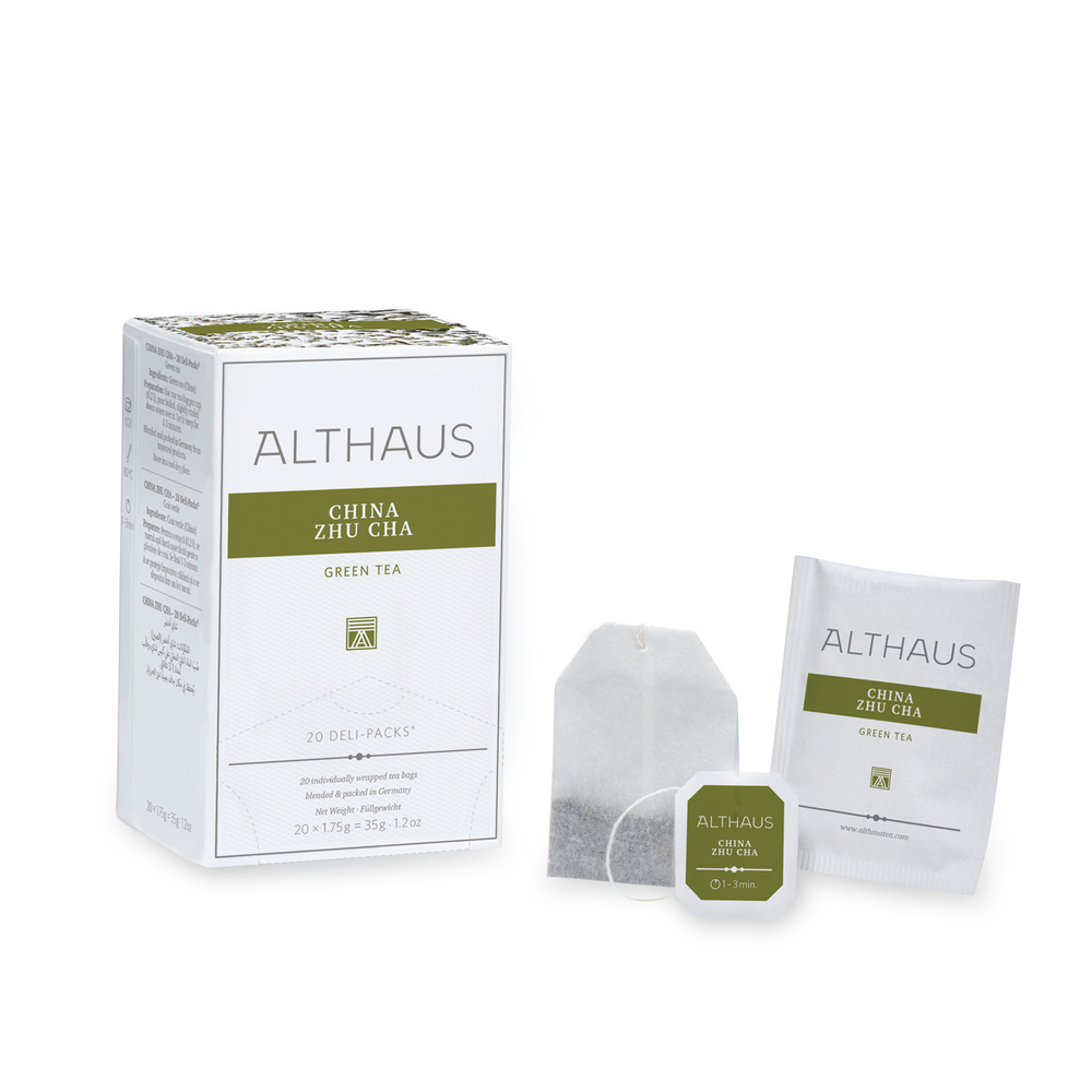Althaus China Zhu Cha чай зеленый в пакетиках, 20 шт