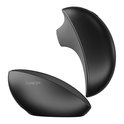 Черный вакуум-волновой стимулятор с проекцией звёздного неба Svakom Pulse Galaxie Stimulator with Starlight Projector SA296A-MB