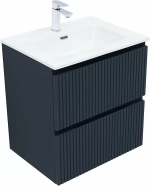 Тумба с раковиной Aquanet Джейн (Flat) 335427/330429 60 маренго