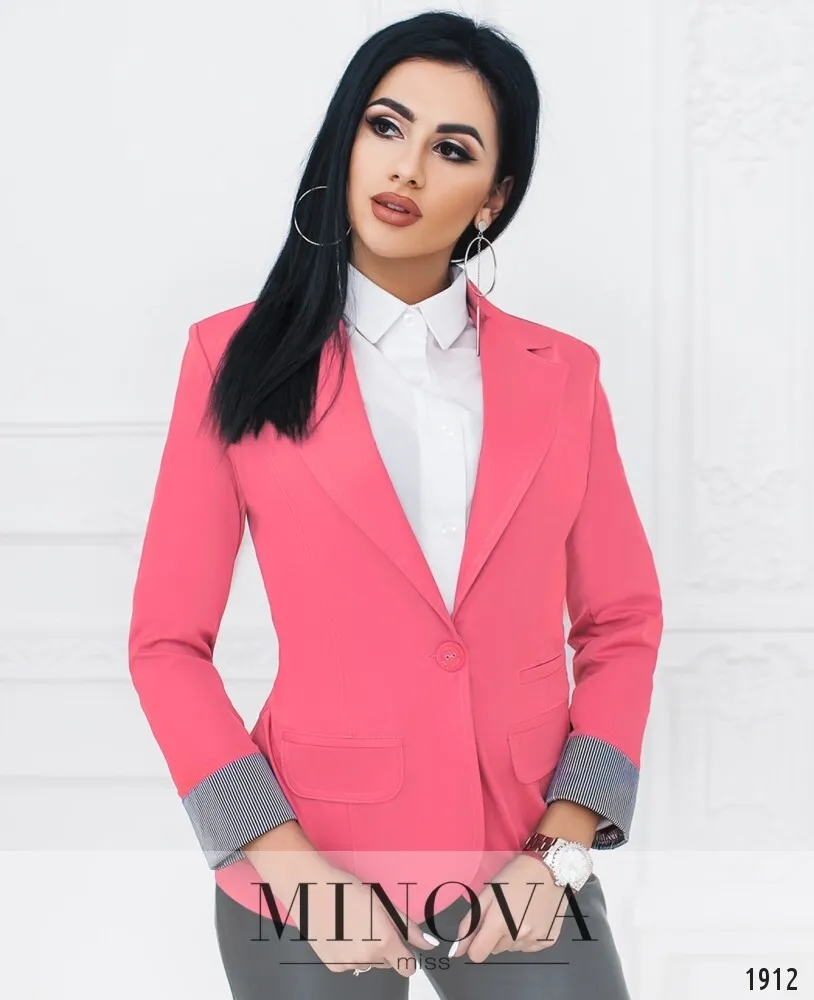 Пиджак 1001-розовый Minova