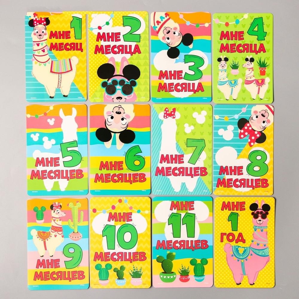 4779920 Набор карточек для фотосессий, Минни маус