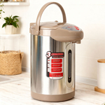 Термопот 4,2л SA-345C, металлик/кофейный