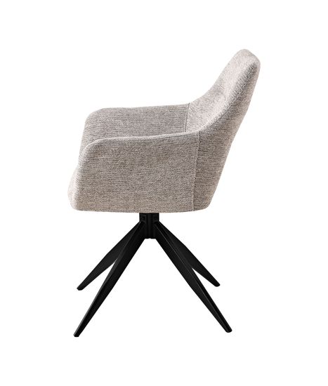 Стул обеденный поворотный Eva светло-коричневый