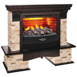 Электрокамин RealFlame Rockland AO античный дуб с очагом 3D Firestar 25,5
