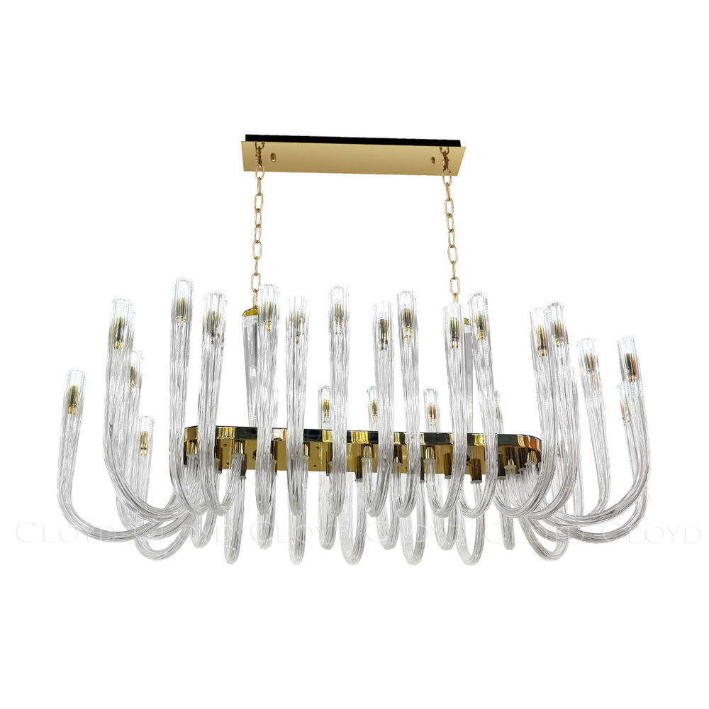 Люстра Cloyd AEDA C32 / шир. 120 см - золото (арт.11667)
