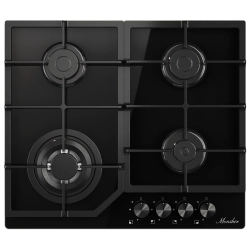 Встраиваемая газовая варочная панель Monsher MGG 63 Noir