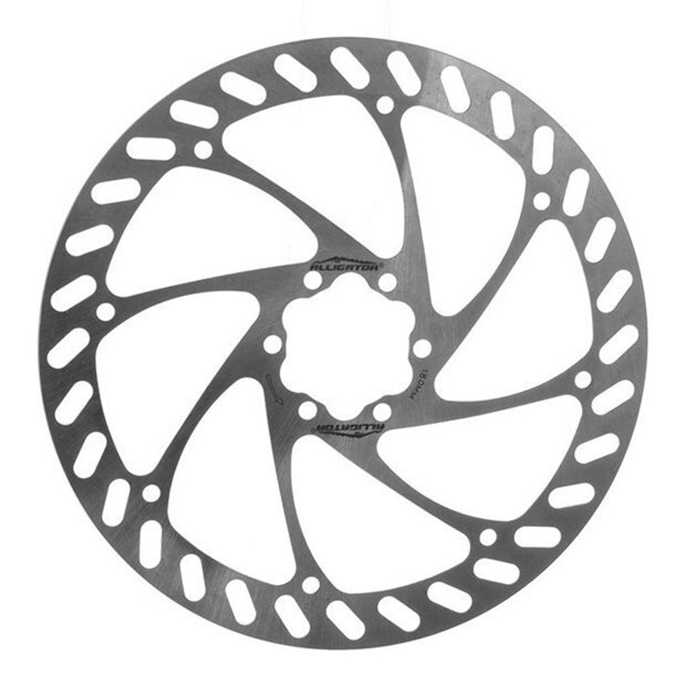 Тормозной диск Alligator Pizza 180мм (R-02) + болты