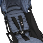 Коляска Stokke YOYO3 Newborn Pack рама чёрная Black 2 в 1 Air France Blue