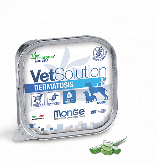 MONGE VETSOLUTION DERMATOSIS консервы для собак