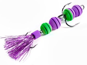 Приманка джиг. LJ PENNON ROLLERWORM фиол./зел. в блистере