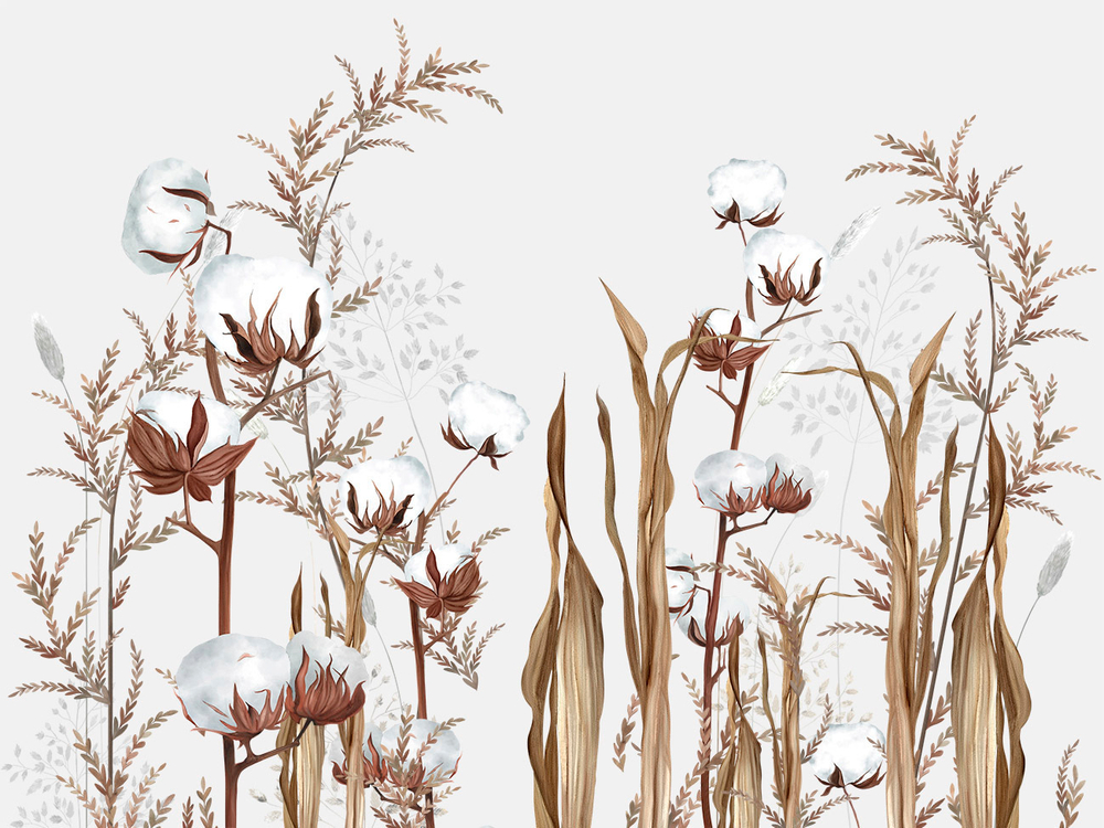 Дизайнерские обои Wall Street Herbarium