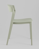 Стул Moris пластик серо-зеленый