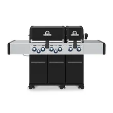 Газовый гриль Broil King Regal 690, 8 горелок, вертел, чёрный