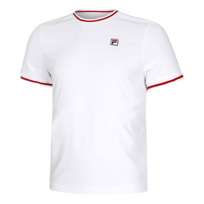 Мужское теннисное поло Fila Marlon T-Shirt Men - White, Multicoloured