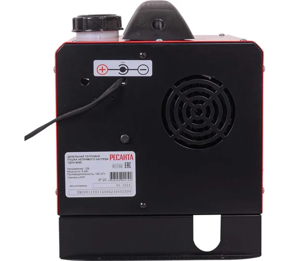 Тепловая дизельная пушка непрямого нагрева Ресанта ТДПН-6000