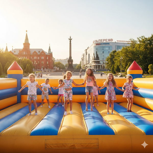 Надувной батут купить в Краснодаре недорого | БатутМастер Надувной батут купить в Краснодаре недорого | БатутМастер