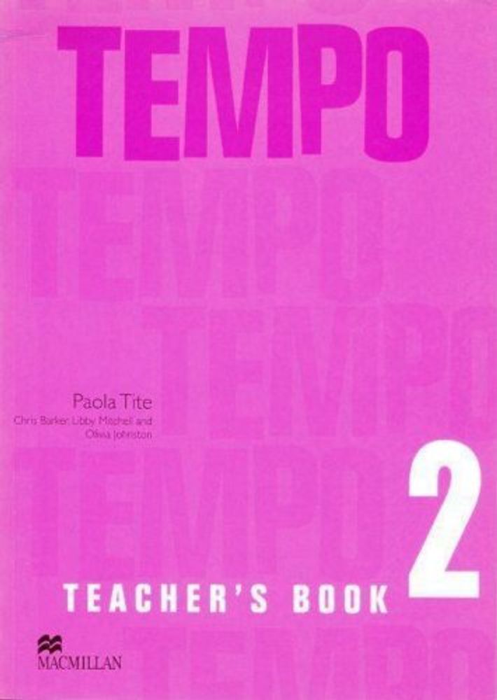 Tempo 2 книга для учителя (TB)