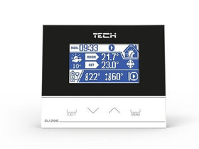 Терморегулятор кoмнатный RS (стекло 3 мм) Tech ST-296