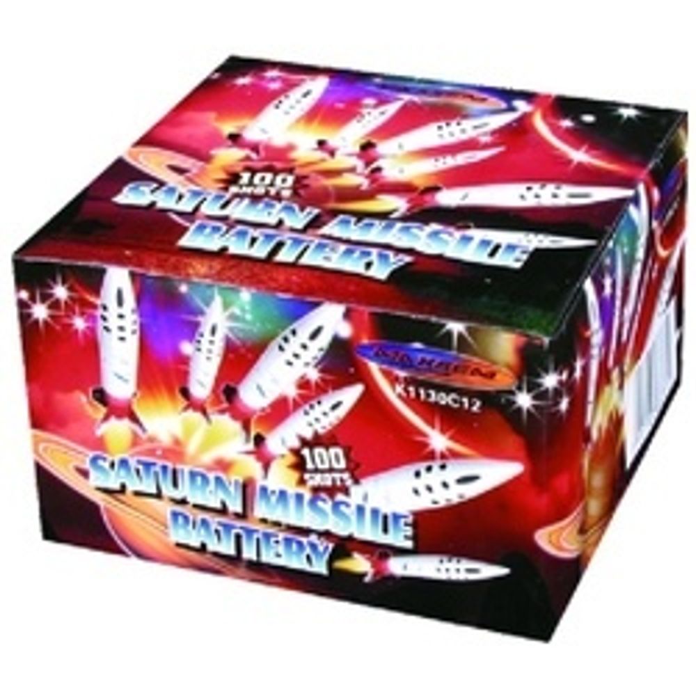 Батарея салютов «SATURN MISSILE BATTERY 100s»   0,2"/100 залпов