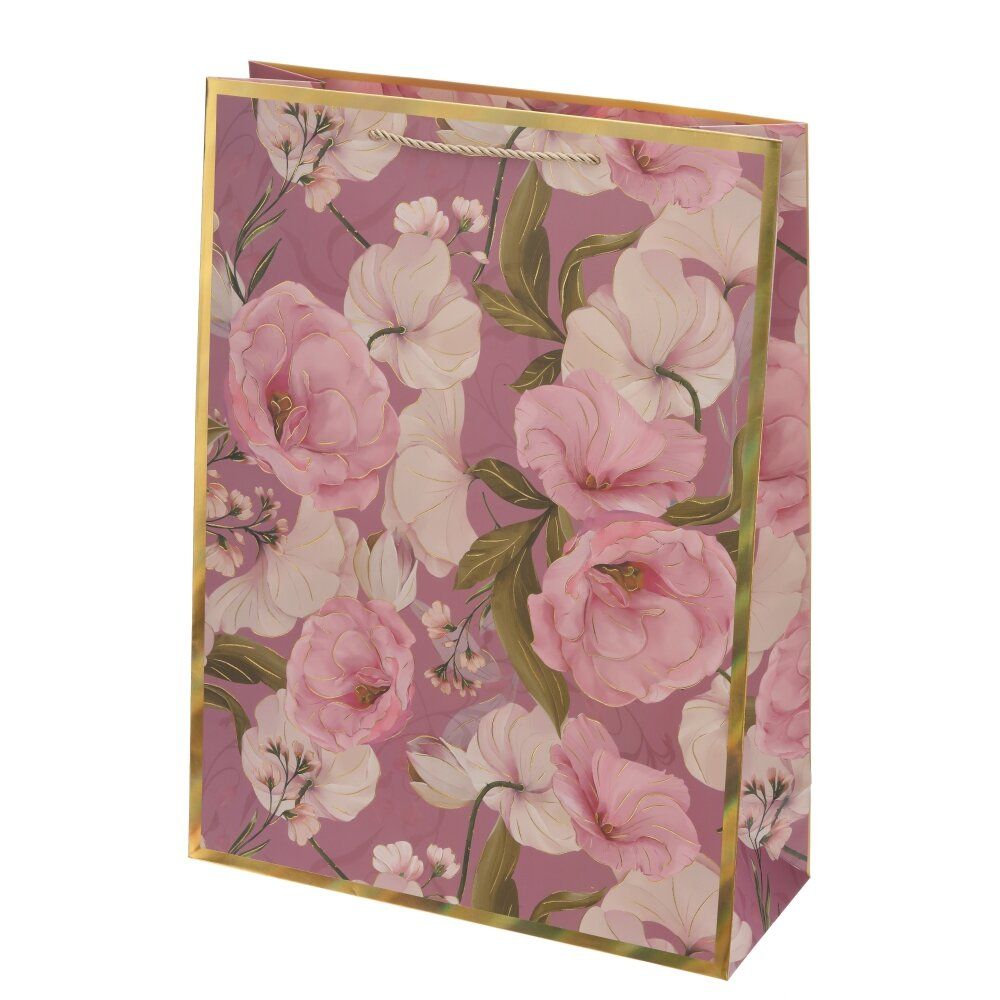 GAEM Пакет подарочный (бумага 210г/м2, блок микс 12шт), L31 W12 H42 см, 4в.