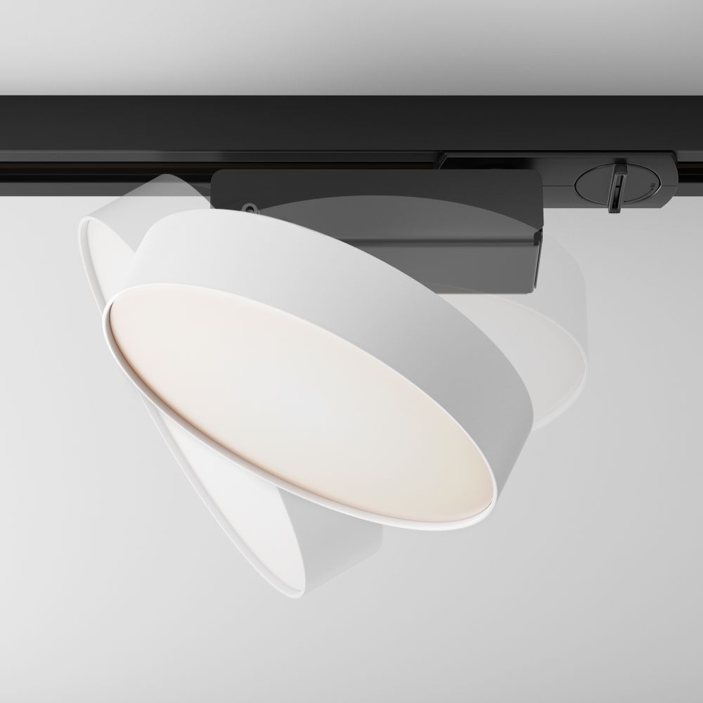 Трековый однофазный светодиодный светильник Maytoni Unity Zon TR043-1-12W3K-W