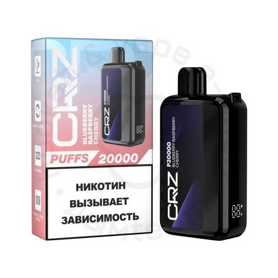 Одноразовая ЭС CRZ 20 000 &quot;Черника Малина Вишня&quot; (Blueberry Raspberry Cherry (M)